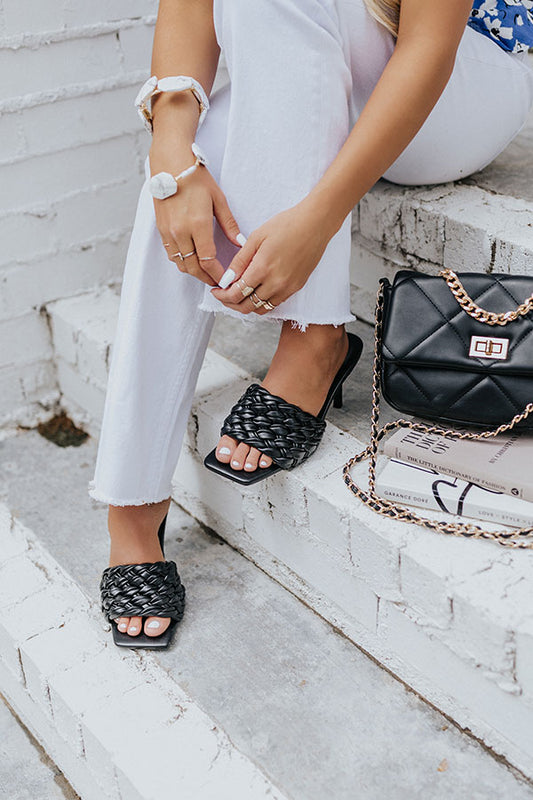 The Gwennie Braided Heel In Black