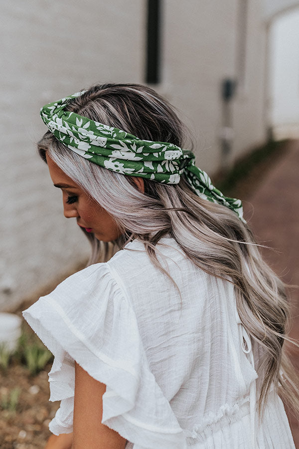 Precious Promises Floral Hair Scarf