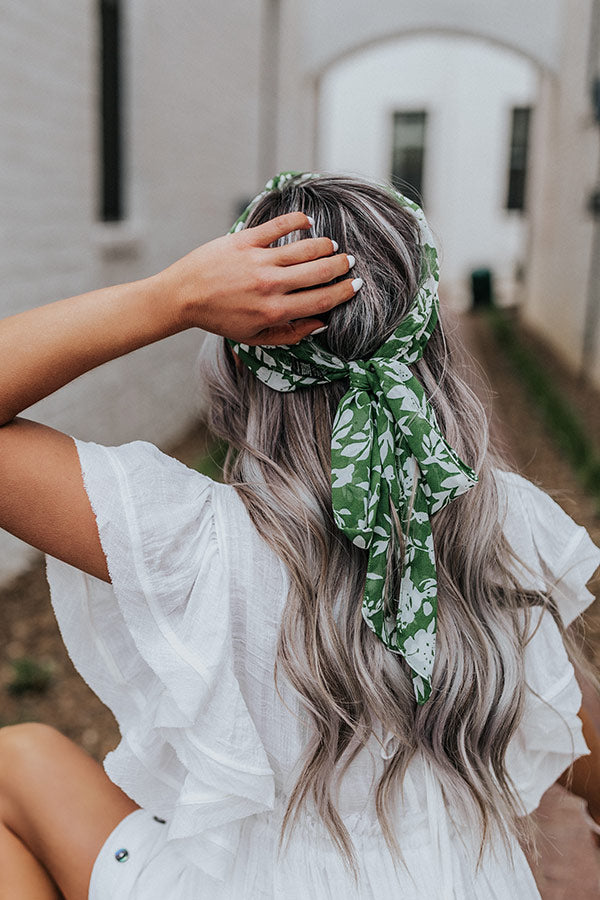 Precious Promises Floral Hair Scarf