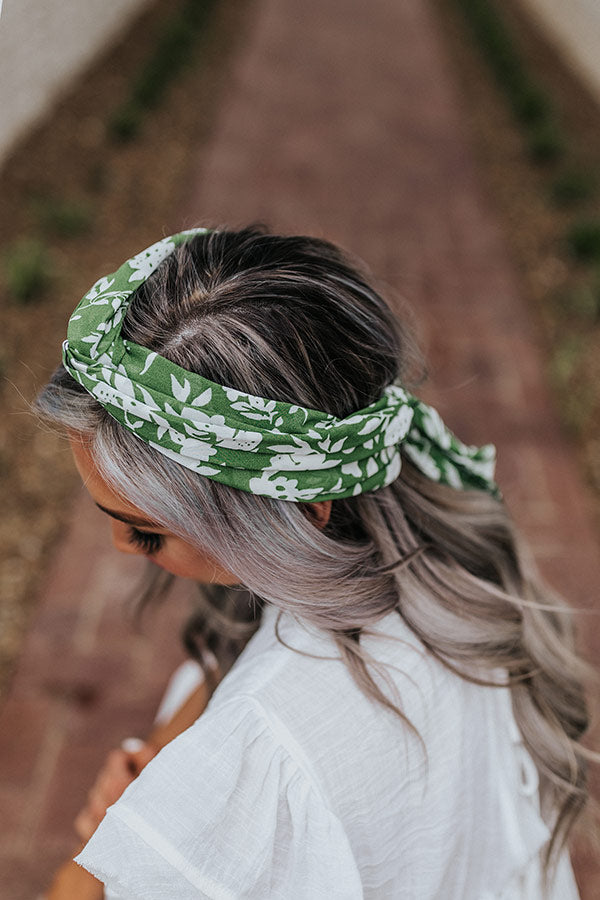 Precious Promises Floral Hair Scarf