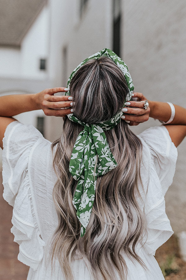 Precious Promises Floral Hair Scarf