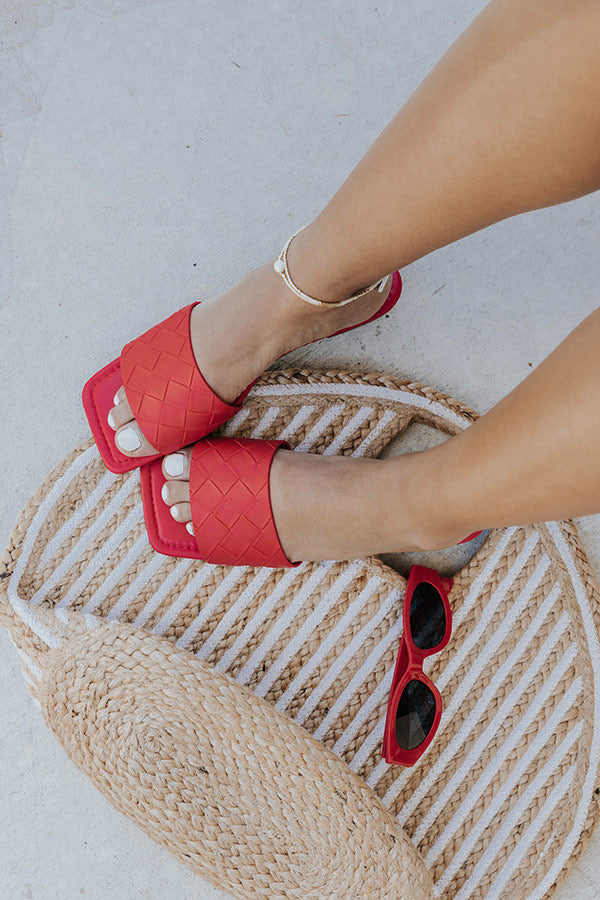 The Maylene Faux Leather Sandal