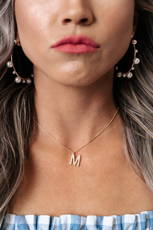 Kind Courtesy Initial Necklace