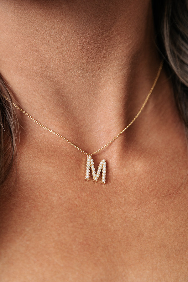 Kind Courtesy Initial Necklace
