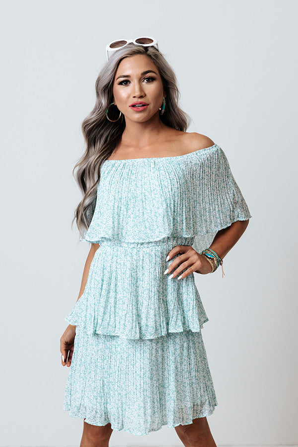 Marco Island Tiered Dress In Island Paradise