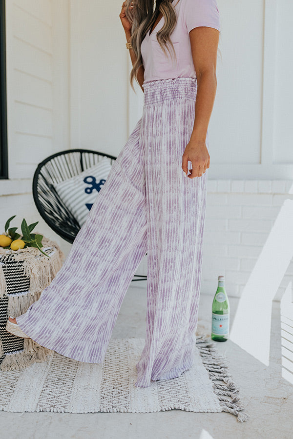 Malibu Cruise Stripe Pants In Purple