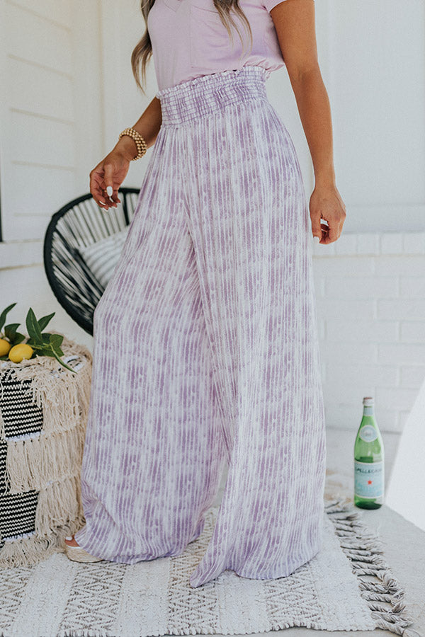 Malibu Cruise Stripe Pants In Purple