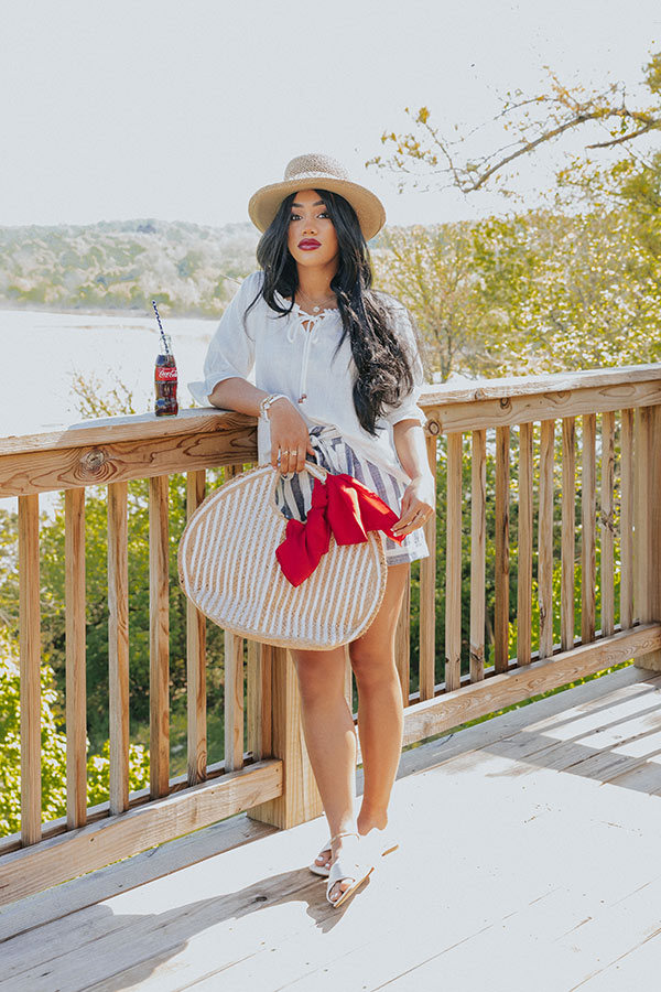 Sangria Cruise Shift Top