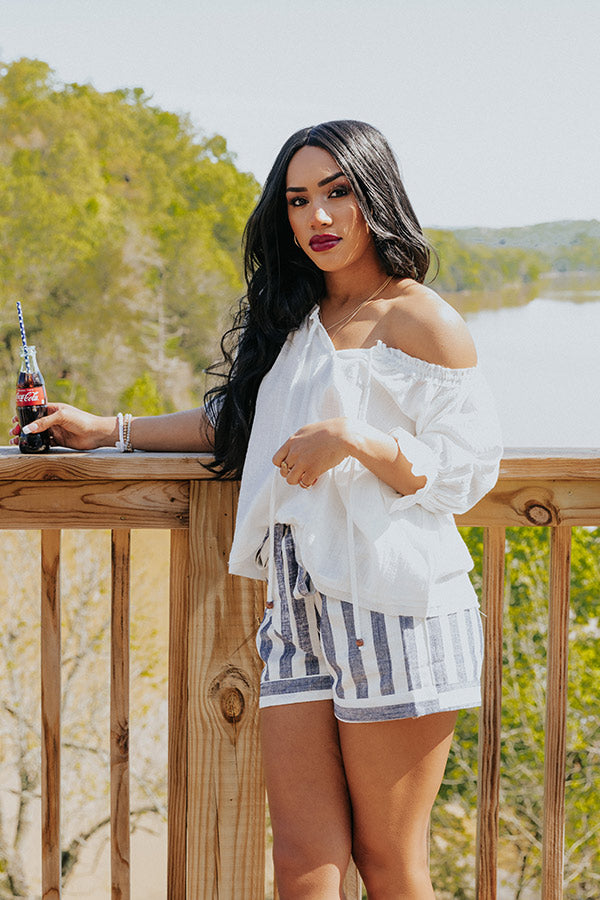 Sangria Cruise Shift Top
