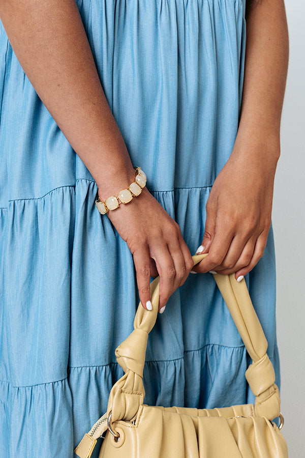 Charlotte Bracelet in Light Yellow