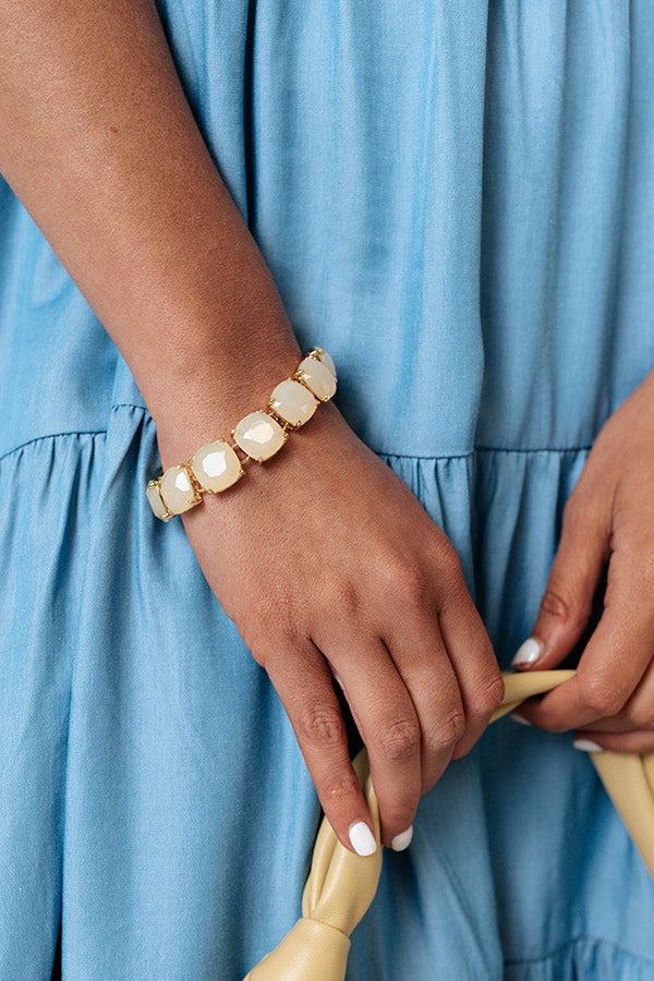 Charlotte Bracelet in Light Yellow