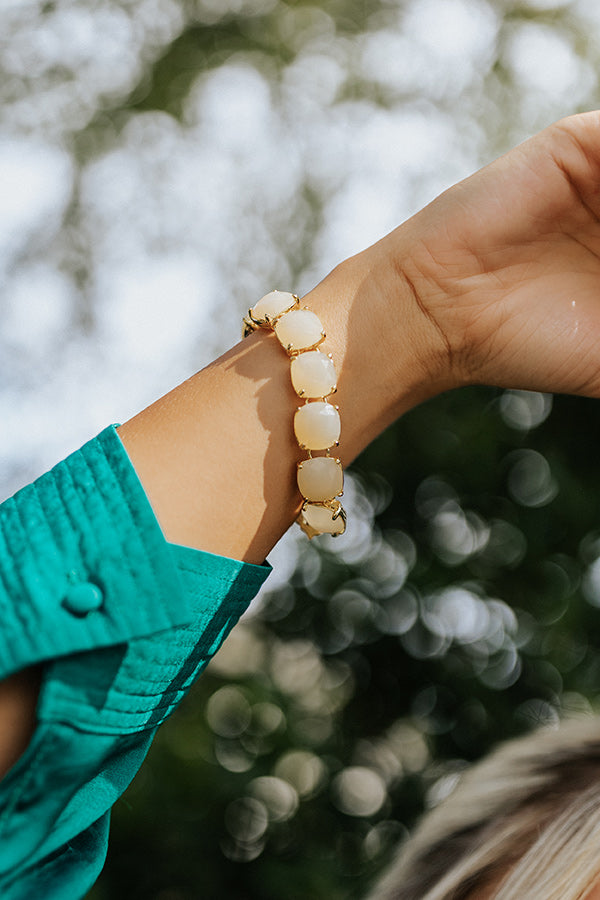 Charlotte Bracelet in Light Yellow