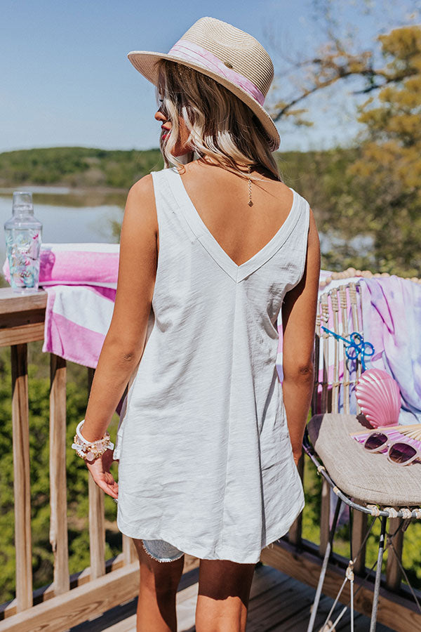 Tell The Truth Shift Tank In White