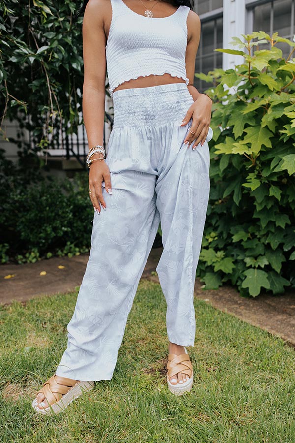 Malawi High Waist Flowy Pants