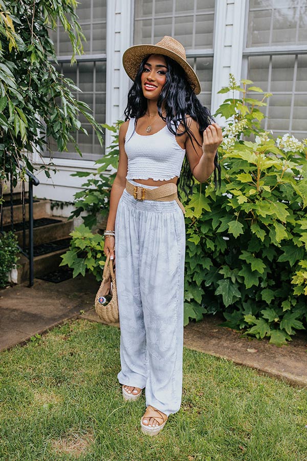 Malawi High Waist Flowy Pants