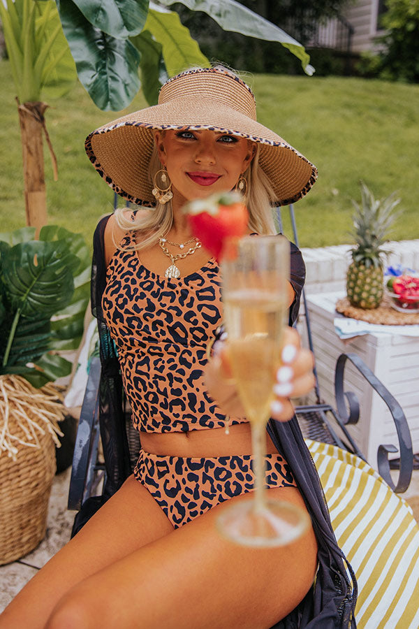 Tikis Please Leopard Tankini