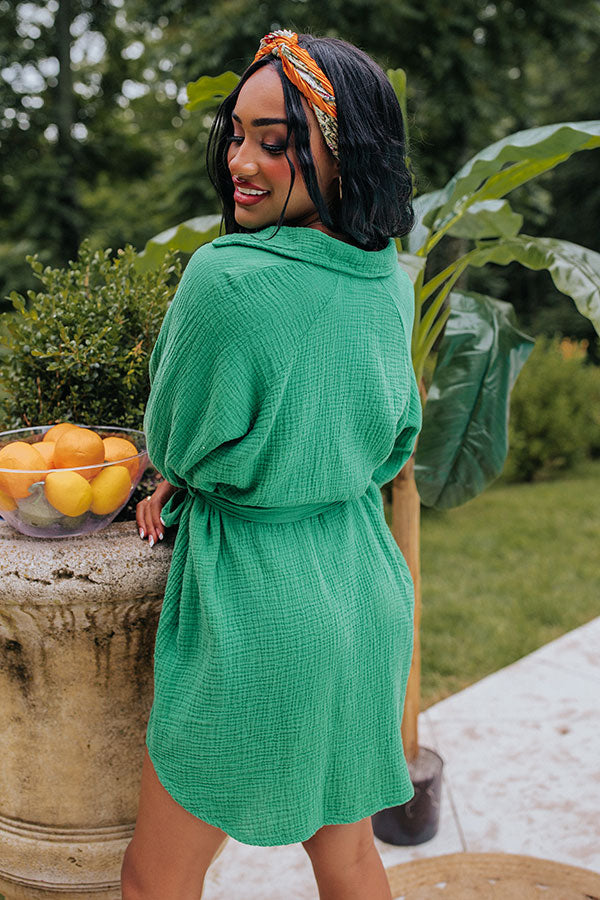 Cue The Calm Shift Dress