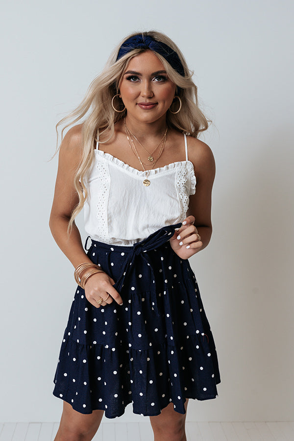 Simply Radiant Dress In Navy