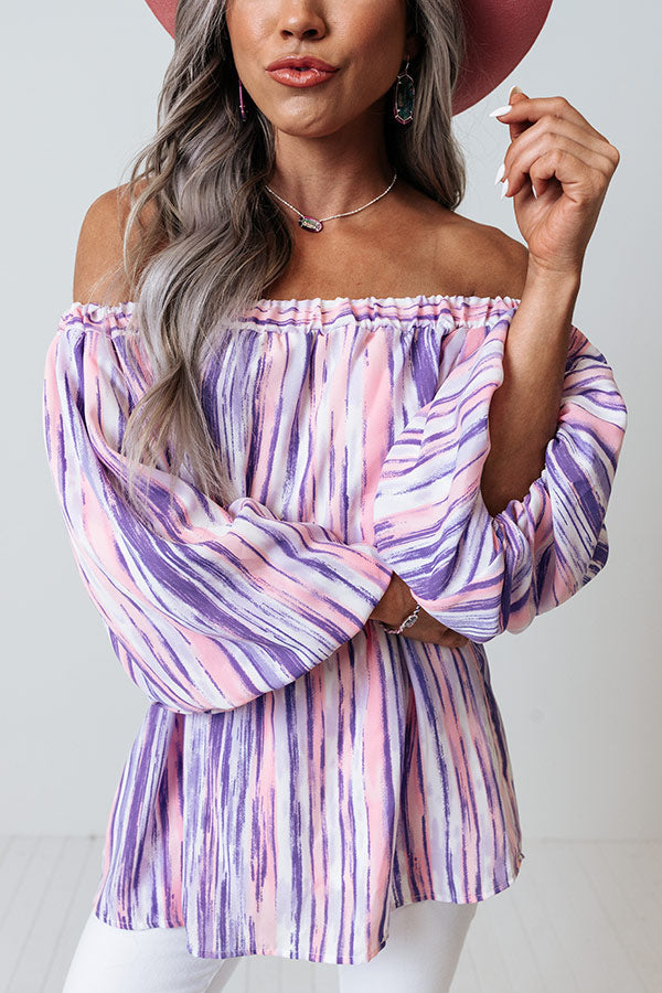 First Class Treatment Shift Top in Lavender