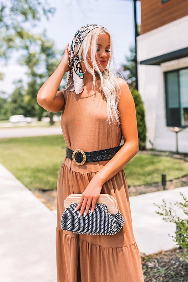 Mindfulness Midi Dress In Mocha