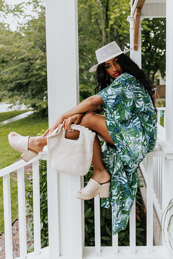 Southern Bay Shift Dress In Blue