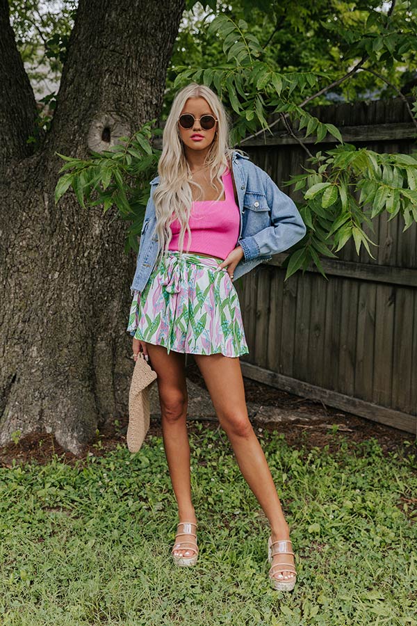 Sweet Attention Shorts In White