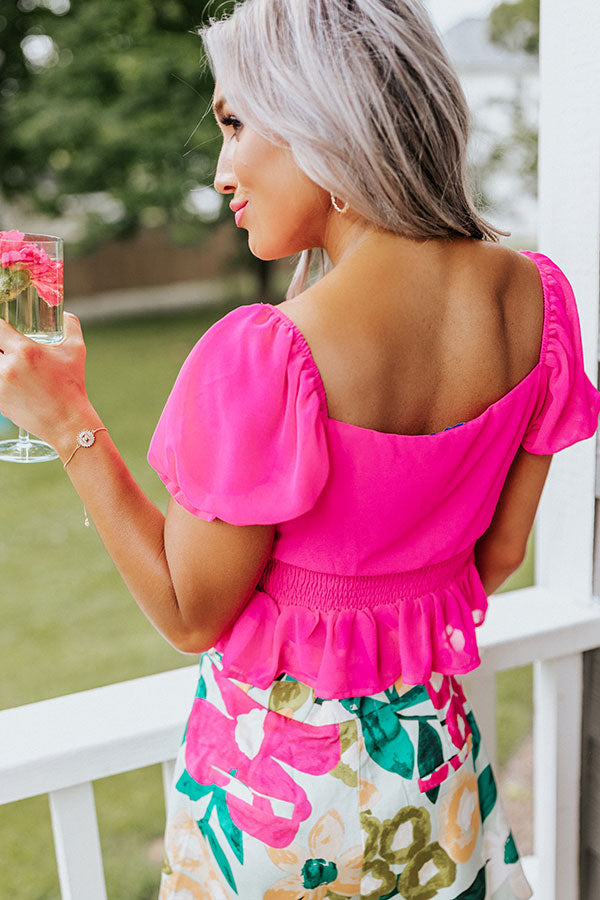 Positano Pretty Smocked Top
