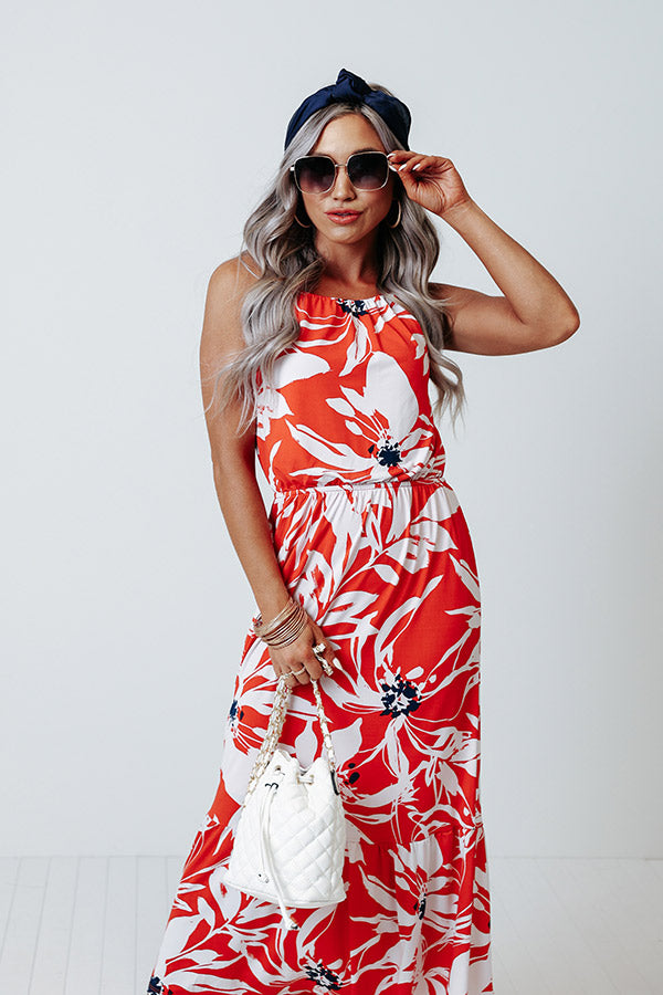 Tropics For Two Floral Midi