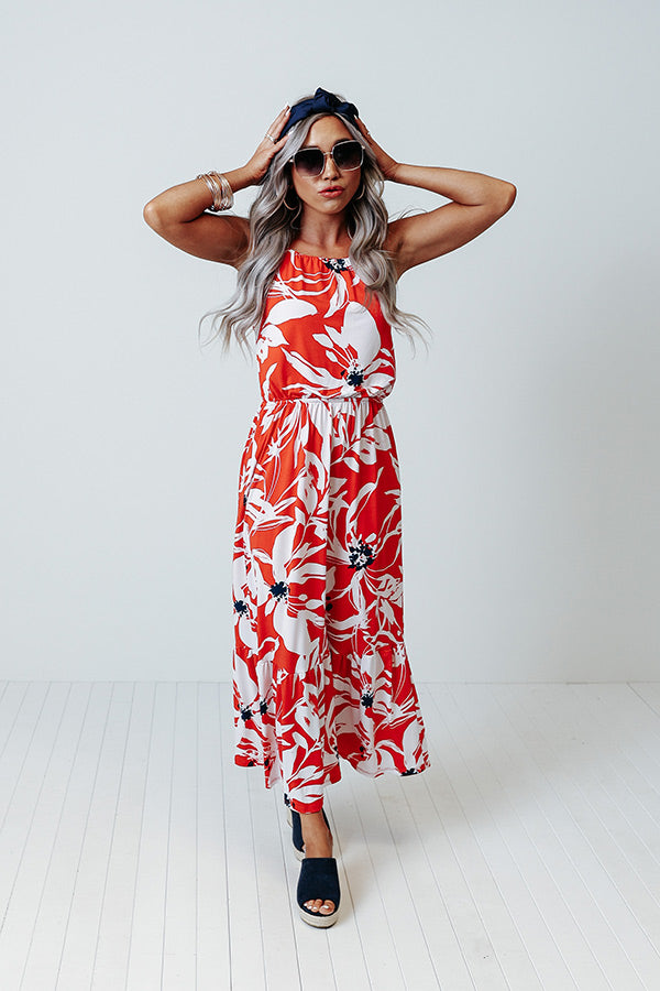 Tropics For Two Floral Midi