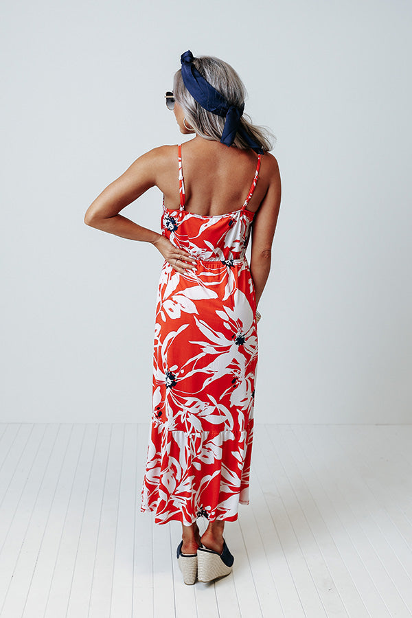 Tropics For Two Floral Midi