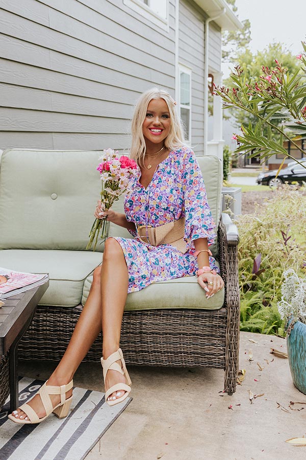 Cover Me In Florals Dress