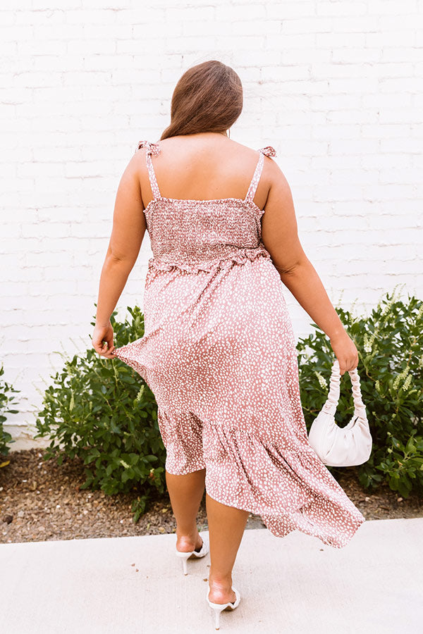 Maya Riviera Smocked Midi Curves