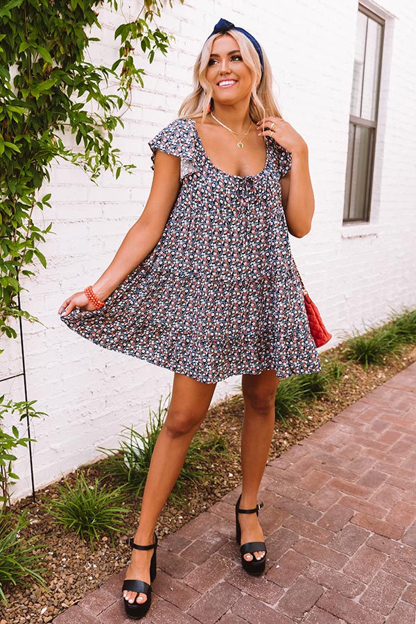 Successfully Chic Shift Dress In Black