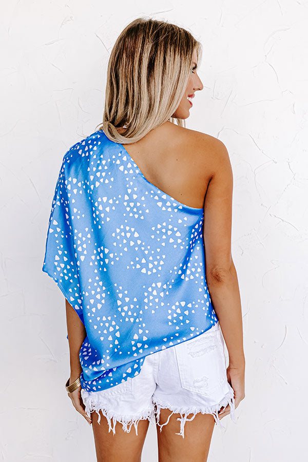 Definitely Dreamy Shift Top In Sky Blue