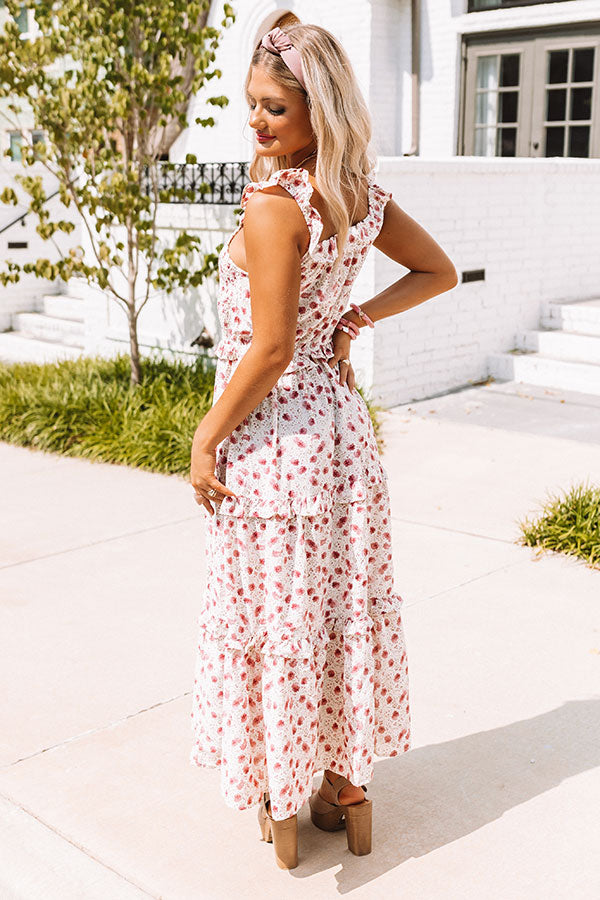 Among The Wildflowers Smocked Midi