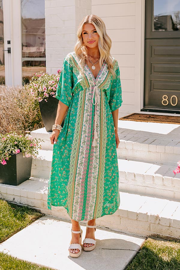 Retreat Yourself Midi In Jade