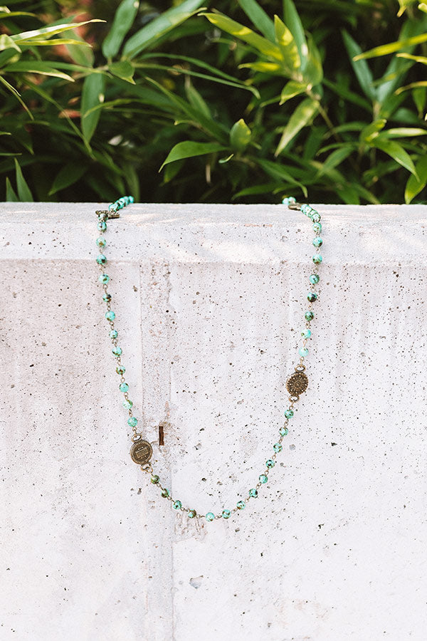 Vinyl Records Semi Precious Necklace