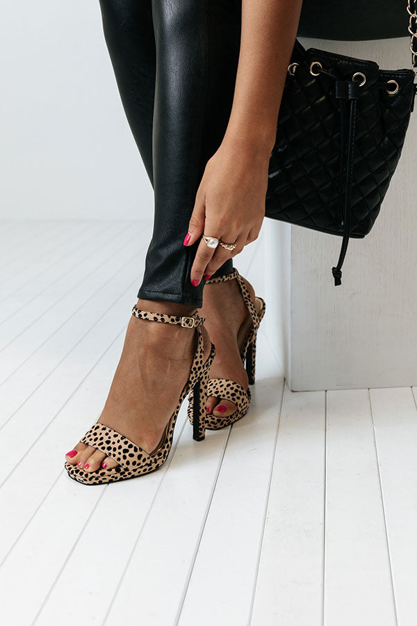 The Issie Cheetah Print Heel