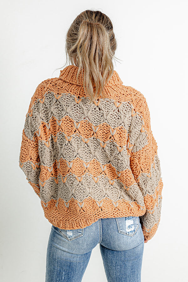 Pumpkin Spice Dreamer Knit Sweater
