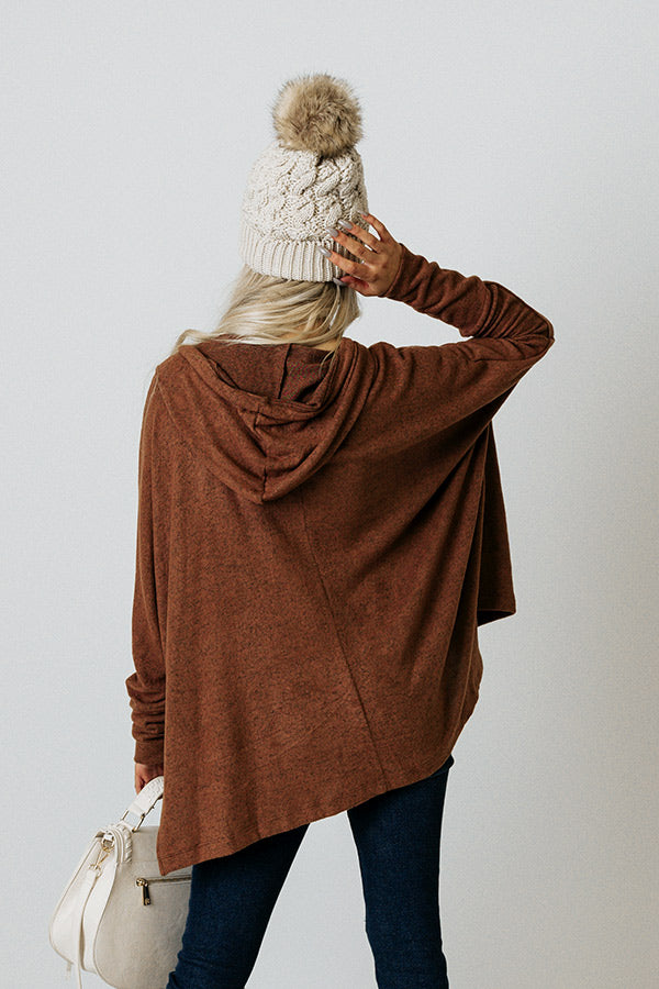 Cabinside Sips Hoodie In Brown