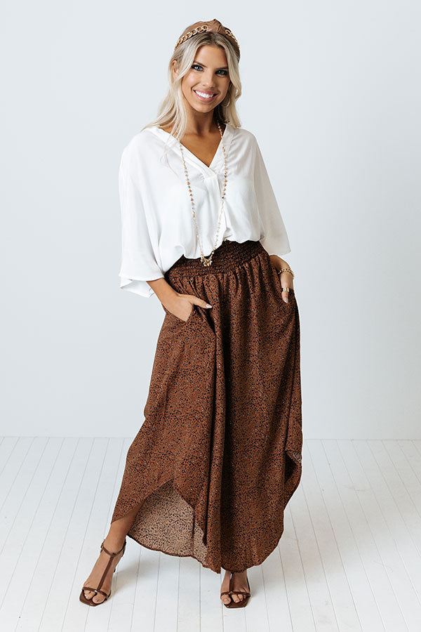 Good Dream Leopard Pants In Cinnamon
