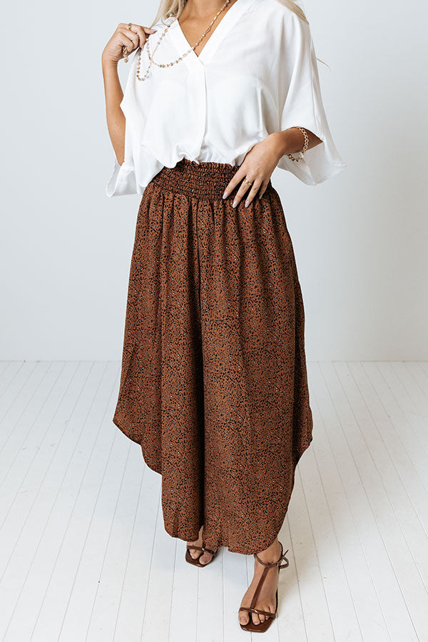 Good Dream Leopard Pants In Cinnamon