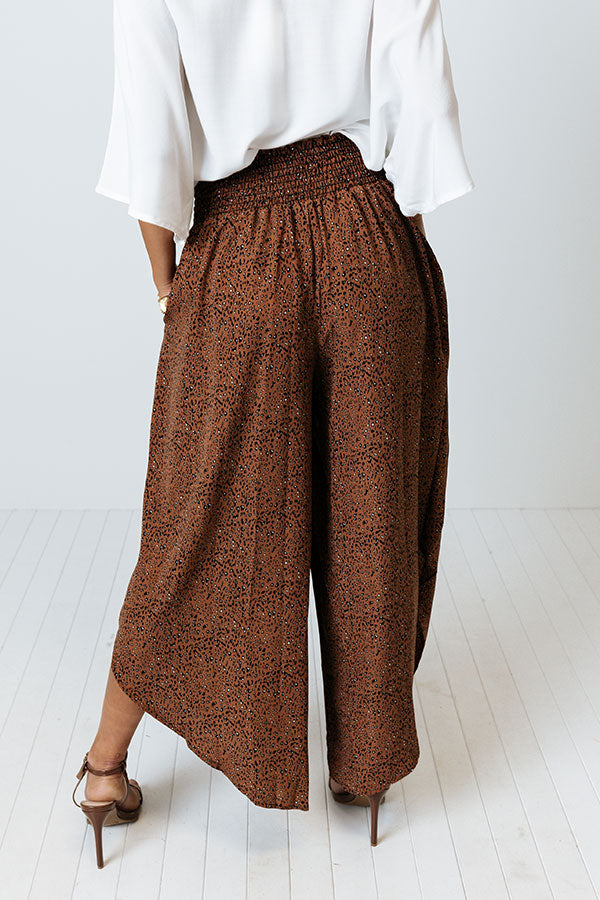 Good Dream Leopard Pants In Cinnamon