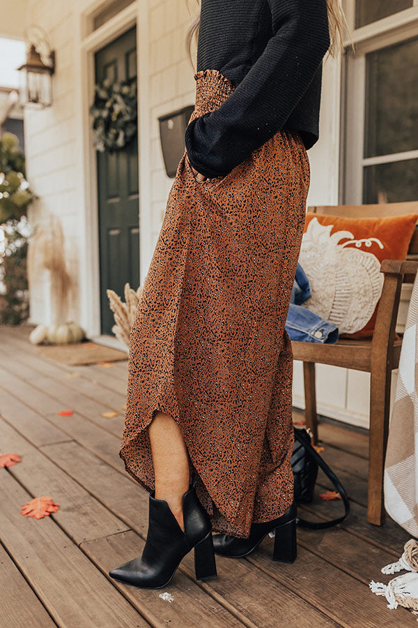 Good Dream Leopard Pants In Cinnamon