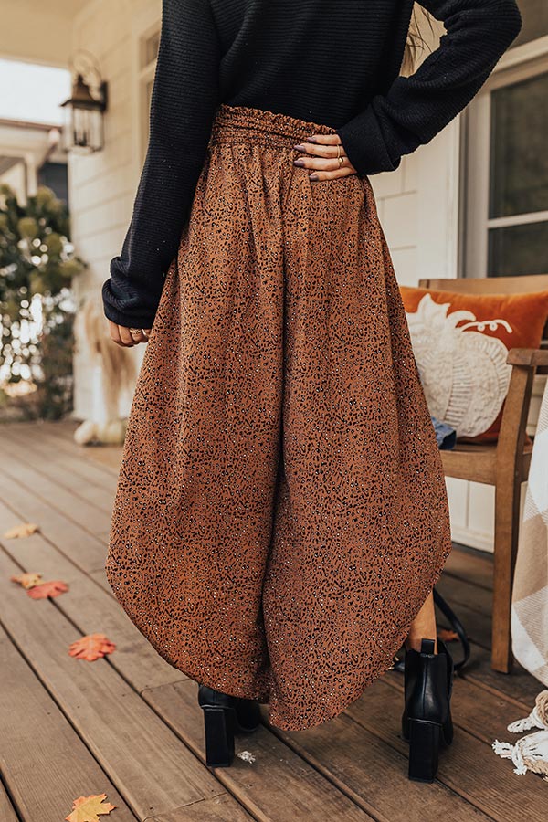 Good Dream Leopard Pants In Cinnamon