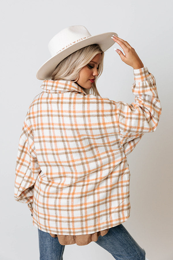 Cozy Aura Plaid Jacket