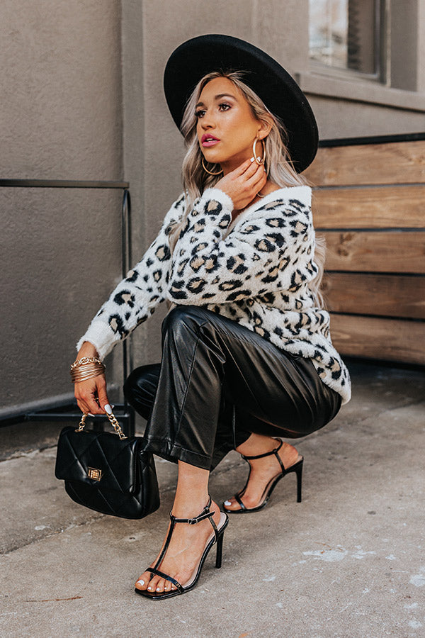 The Lucee Patent Heel In Black