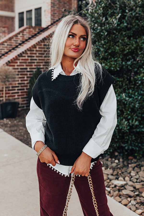 Cat's Out Of The Bag Sweater Top