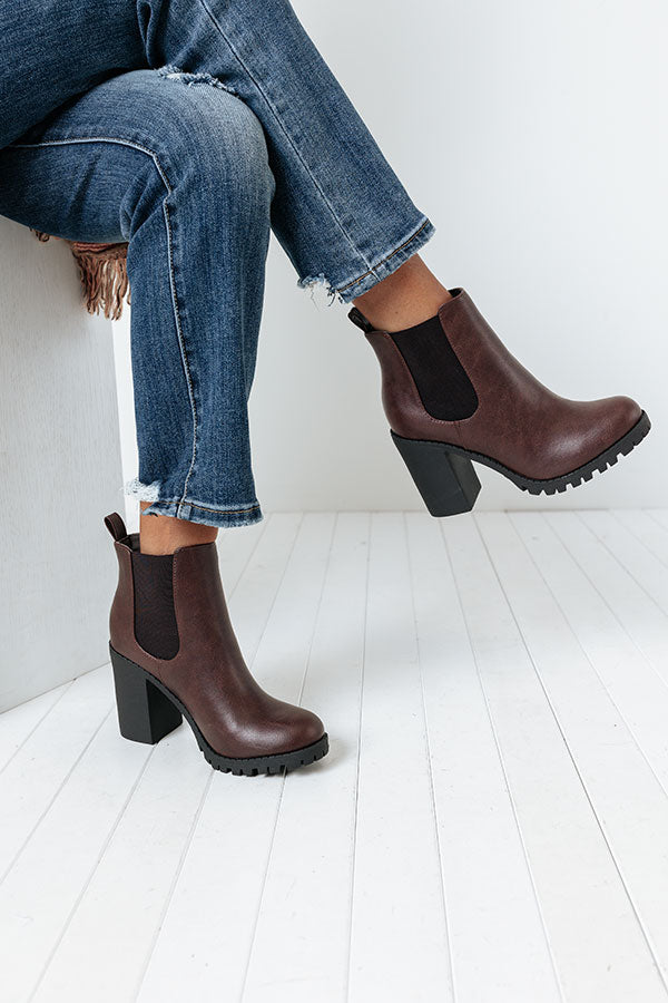 The Kenna Bootie In Brown