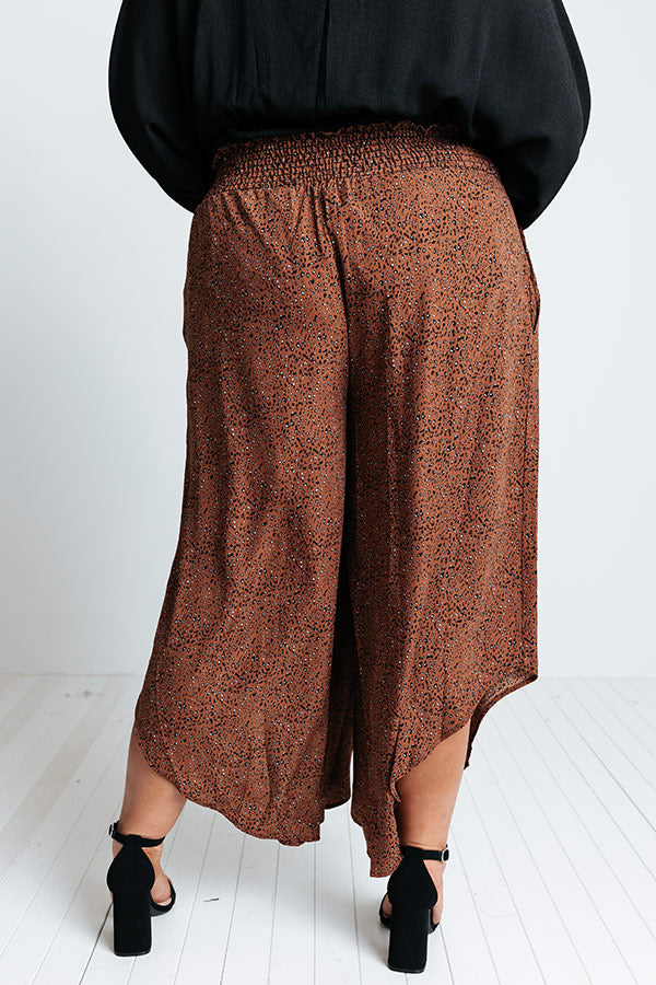 Good Dream Leopard Pants In Cinnamon Curves